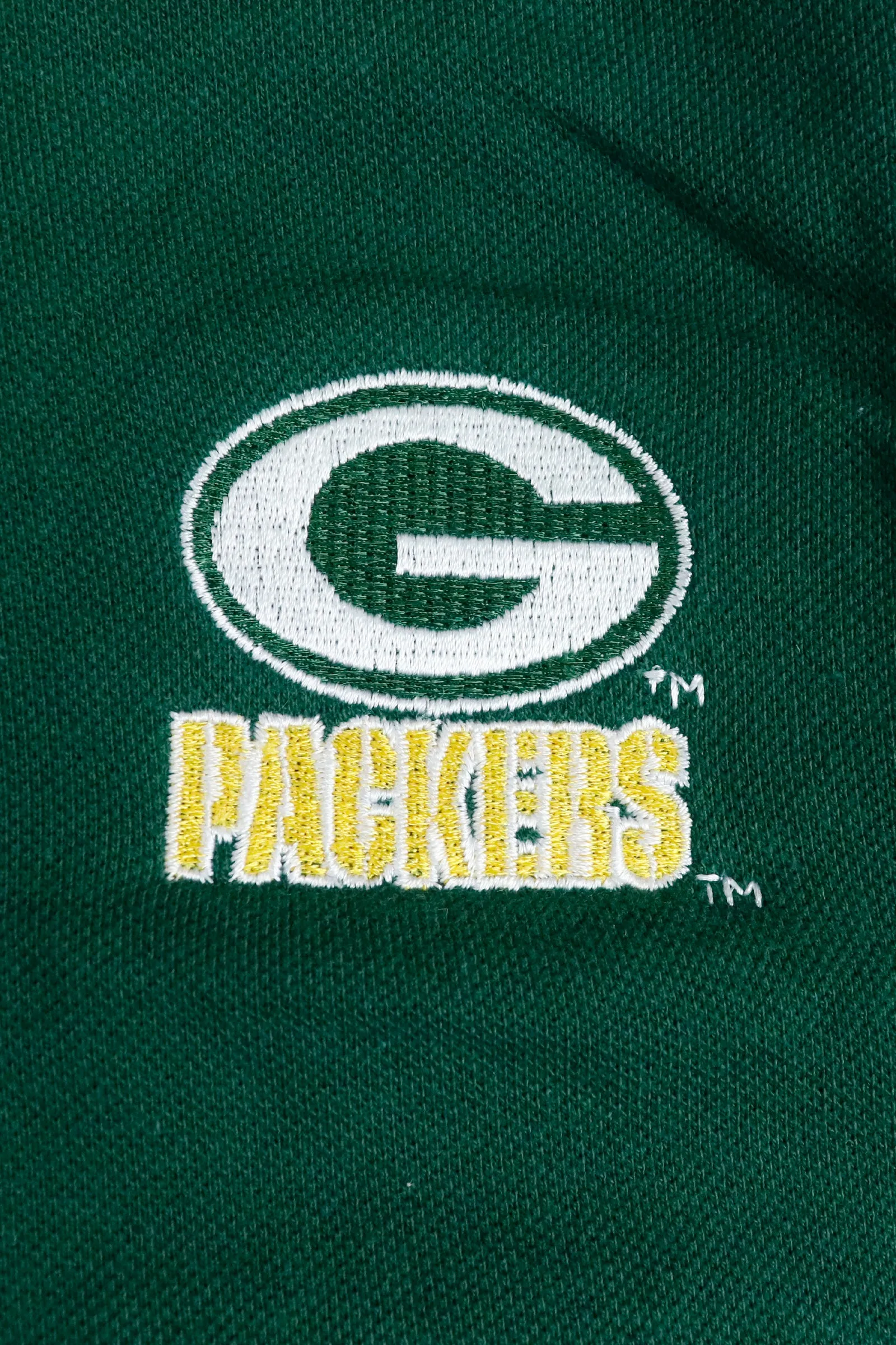 Vintage Starter NFL Green Bay Packers Embroidered Collared T Shirt Sz L