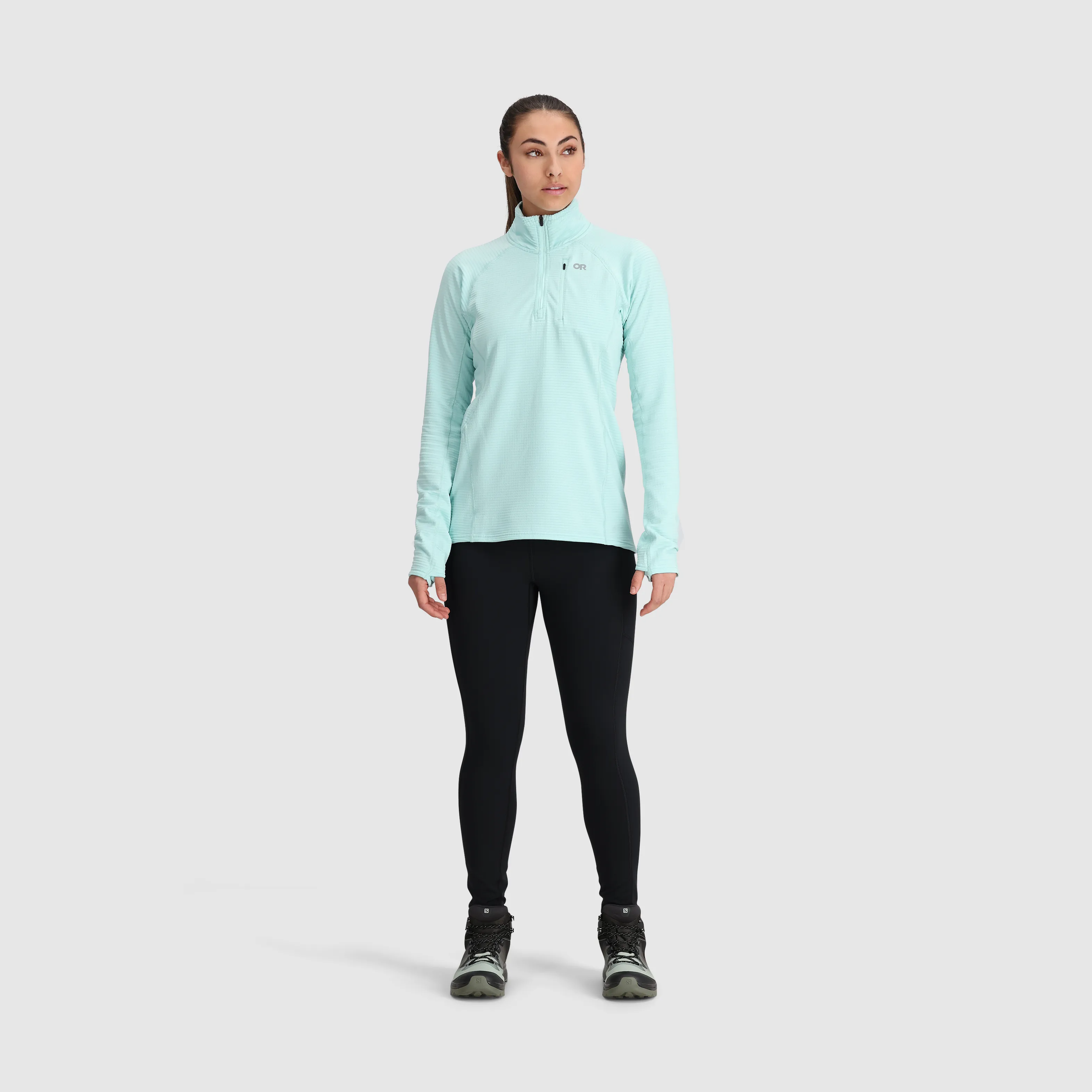 Women's Vigor Grid Fleece Quarter Zip